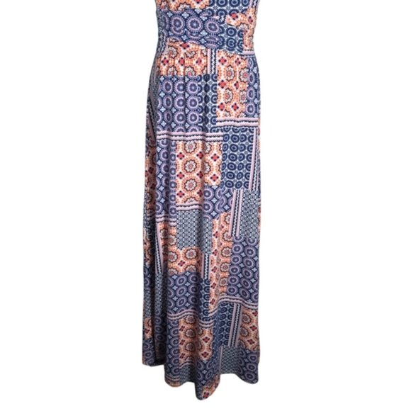 Kut From The Kloth Maxi Dress Patchwork Multicolor Size 8 - Picture 3 of 9